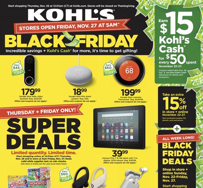 Black Friday Ad Kohls 2024 Devon Fidelia