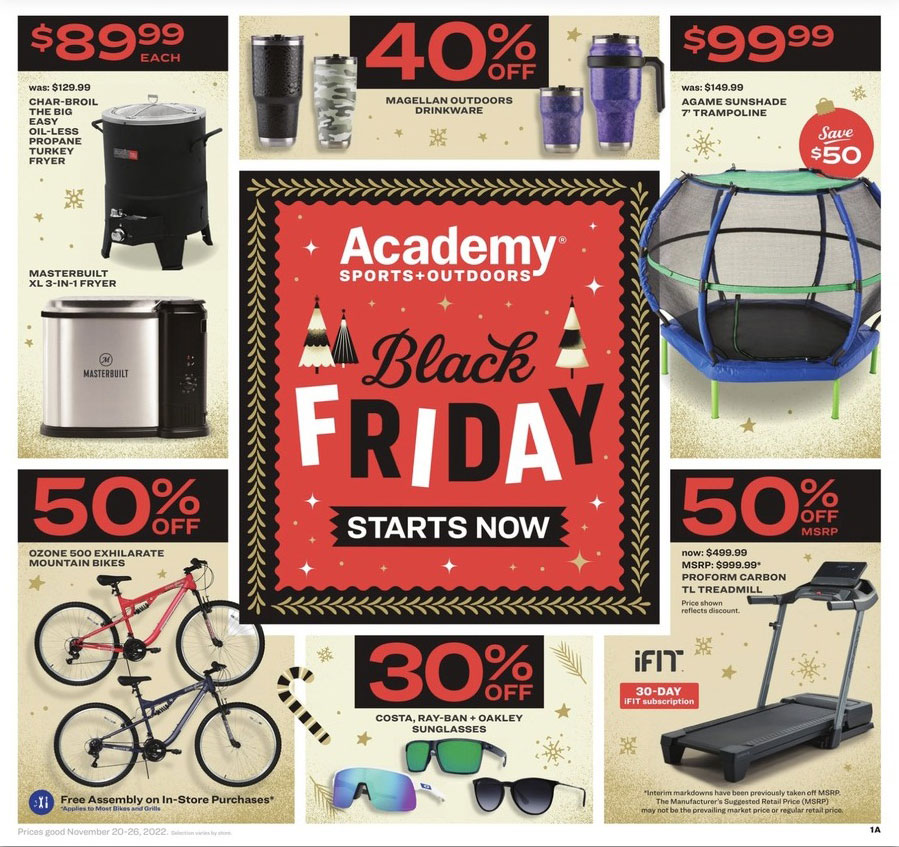 Academy Sports + Outdoors Black Friday 2023 Ad, Sales, Thanksgiving Deals