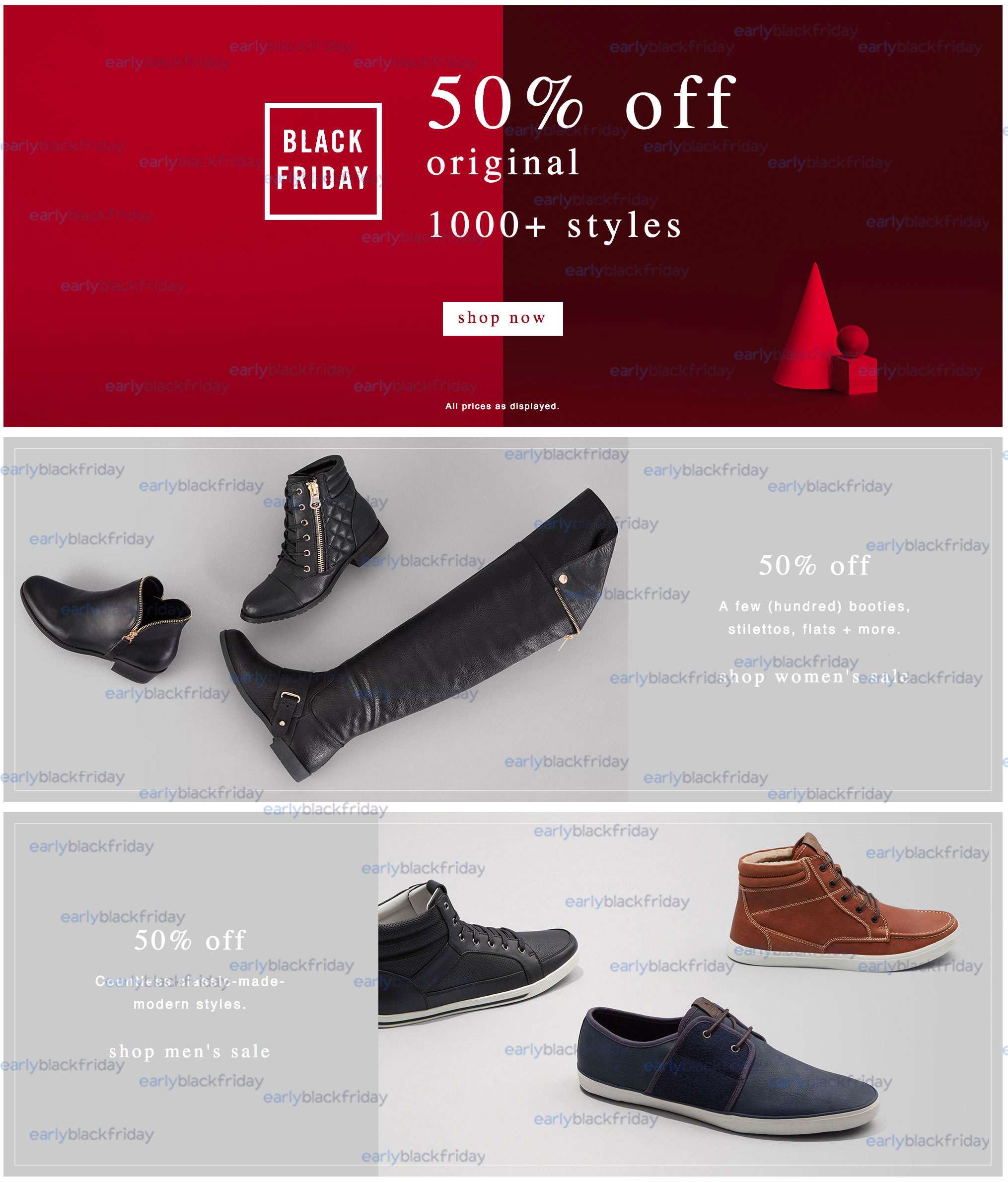 aldo sale black friday