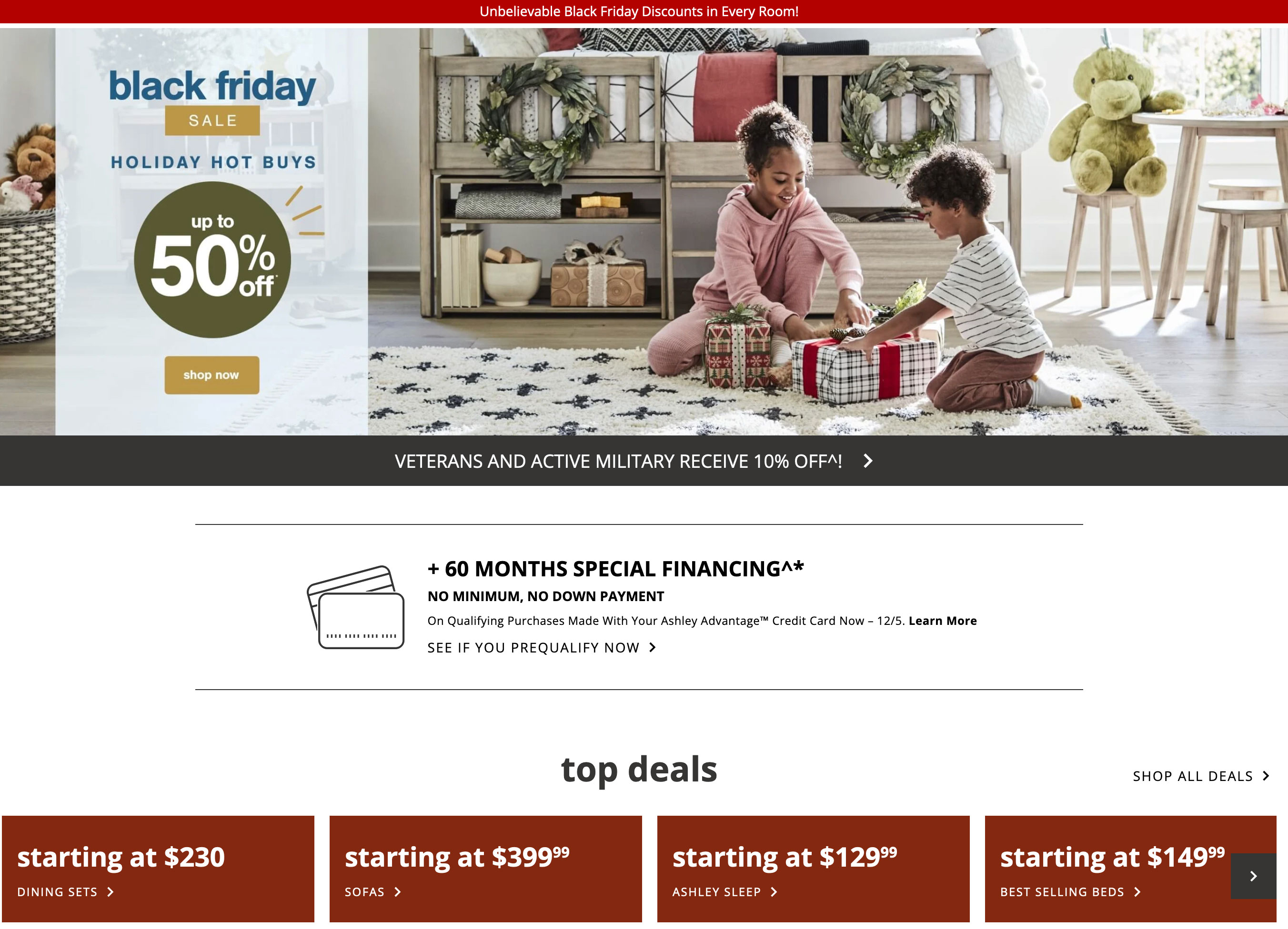 Ashley Furniture Homestore Black Friday 2021 Ad Sales Thanksgiving Deals