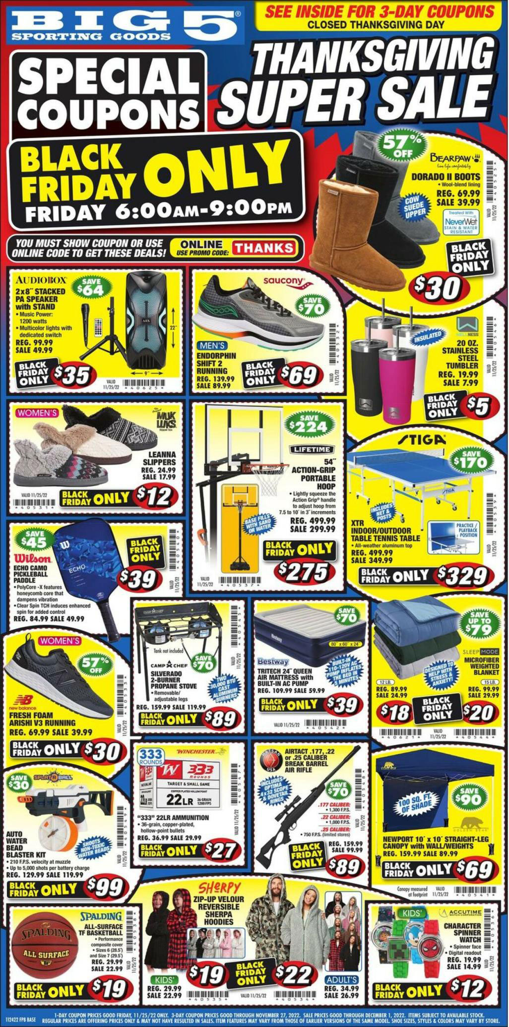 Big 5 Sporting Goods Black Friday 2023 Ad and Deals