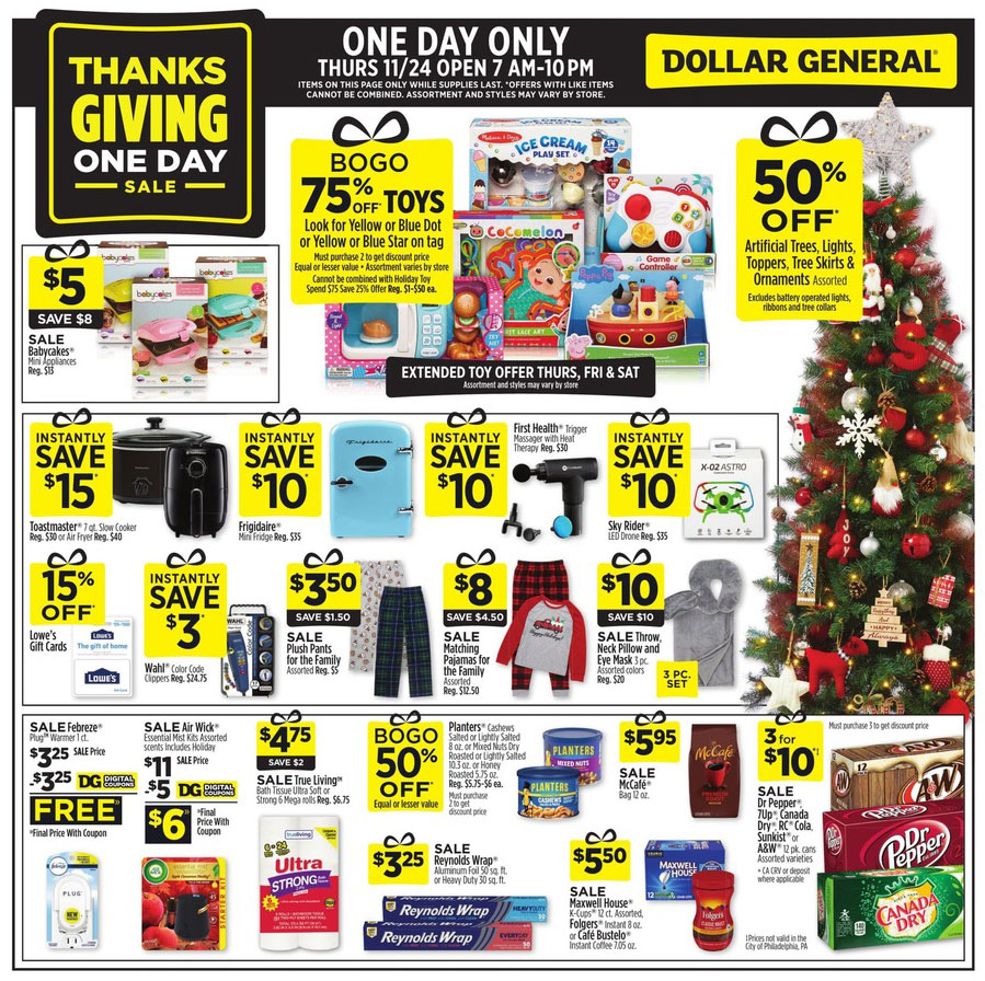 Dollar General Black Friday 2024 Ad Deals And Sale Info   Dollar General Page 1 