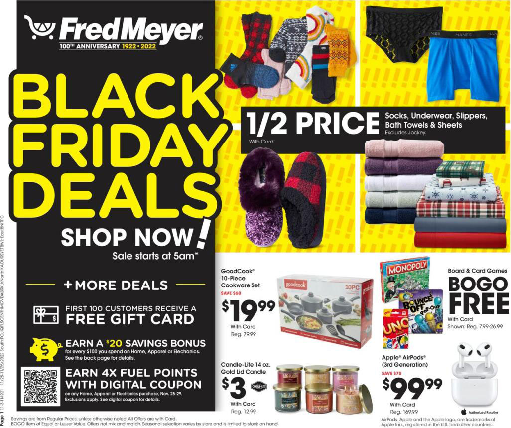 Fred Meyer Black Friday 2023 Ad, Sales, and Deals