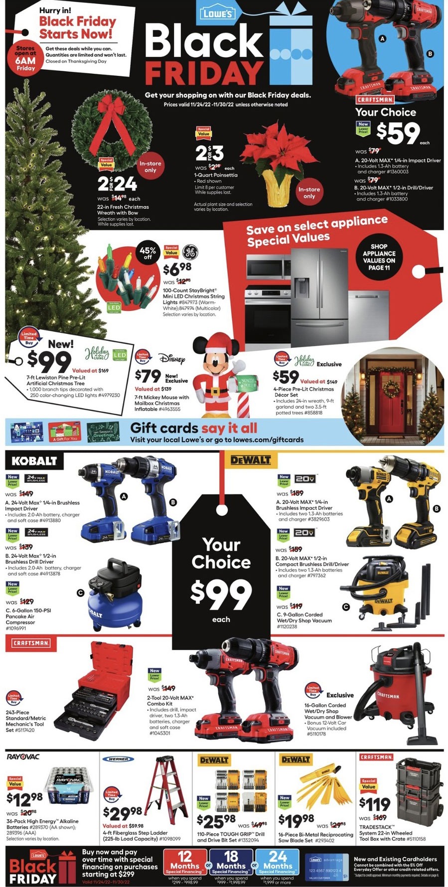 Lowe's Black Friday 2023 Ad