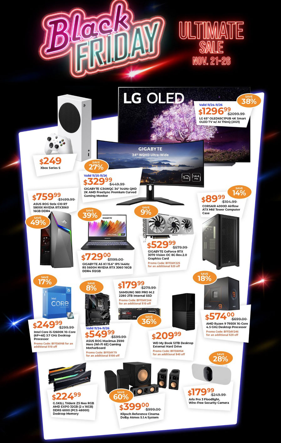 Newegg Black Friday 2023 Ad, Sales, and Deals