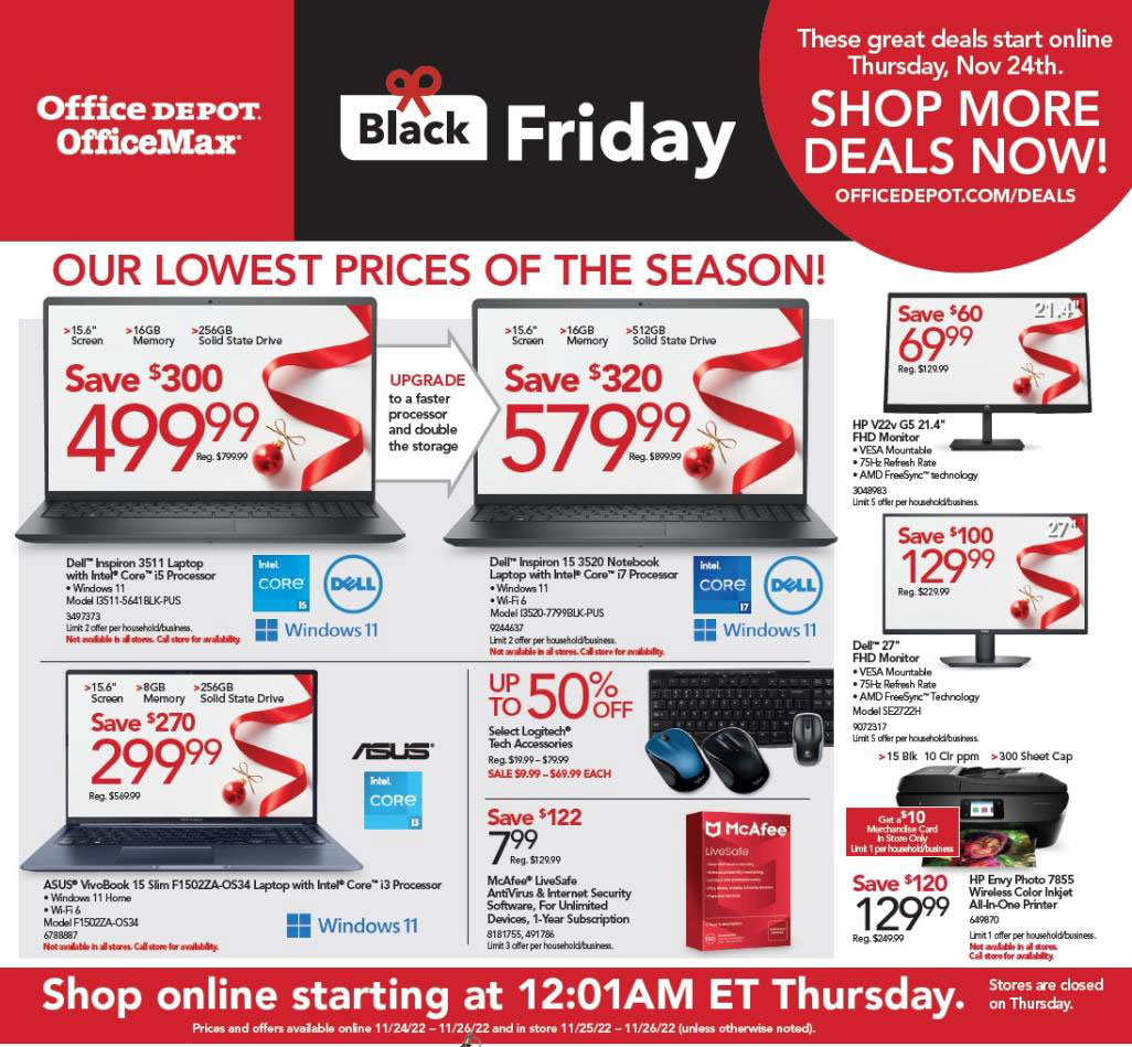 Office Depot Black Friday 2021 Ad and Deals - Does Stockx Have Deals During Black Friday