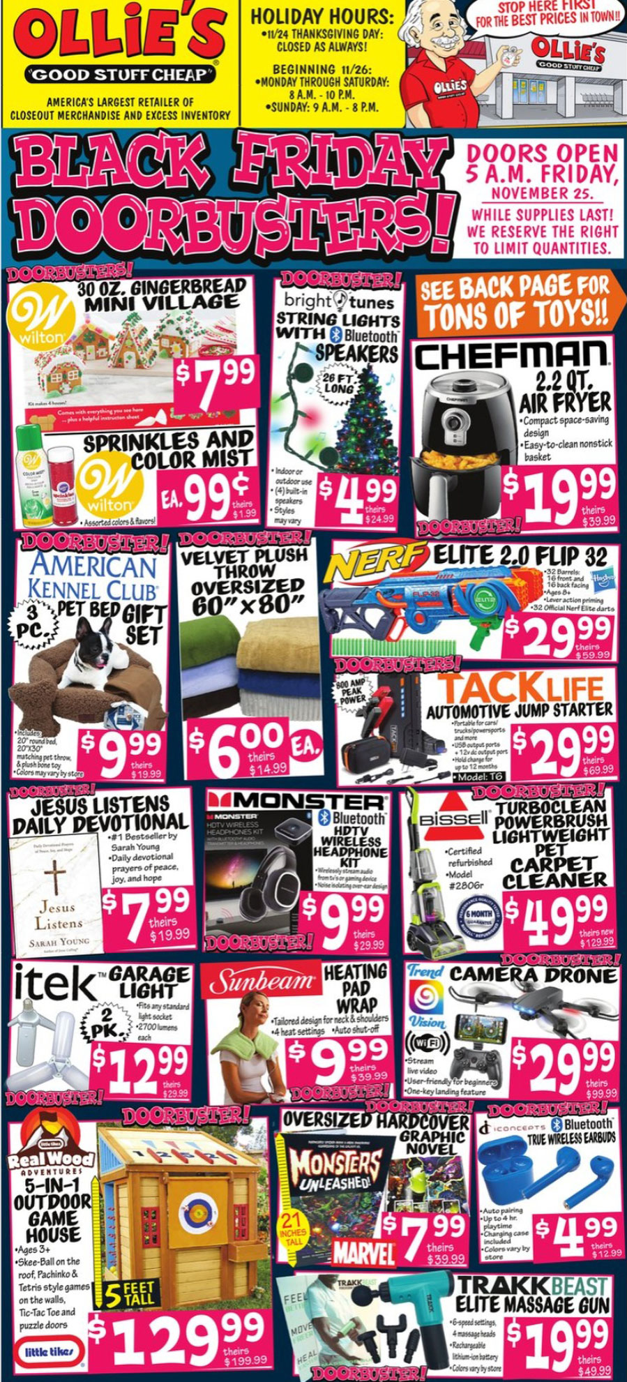 Ollie's Bargain Outlet Black Friday 2023 Ad and Deals