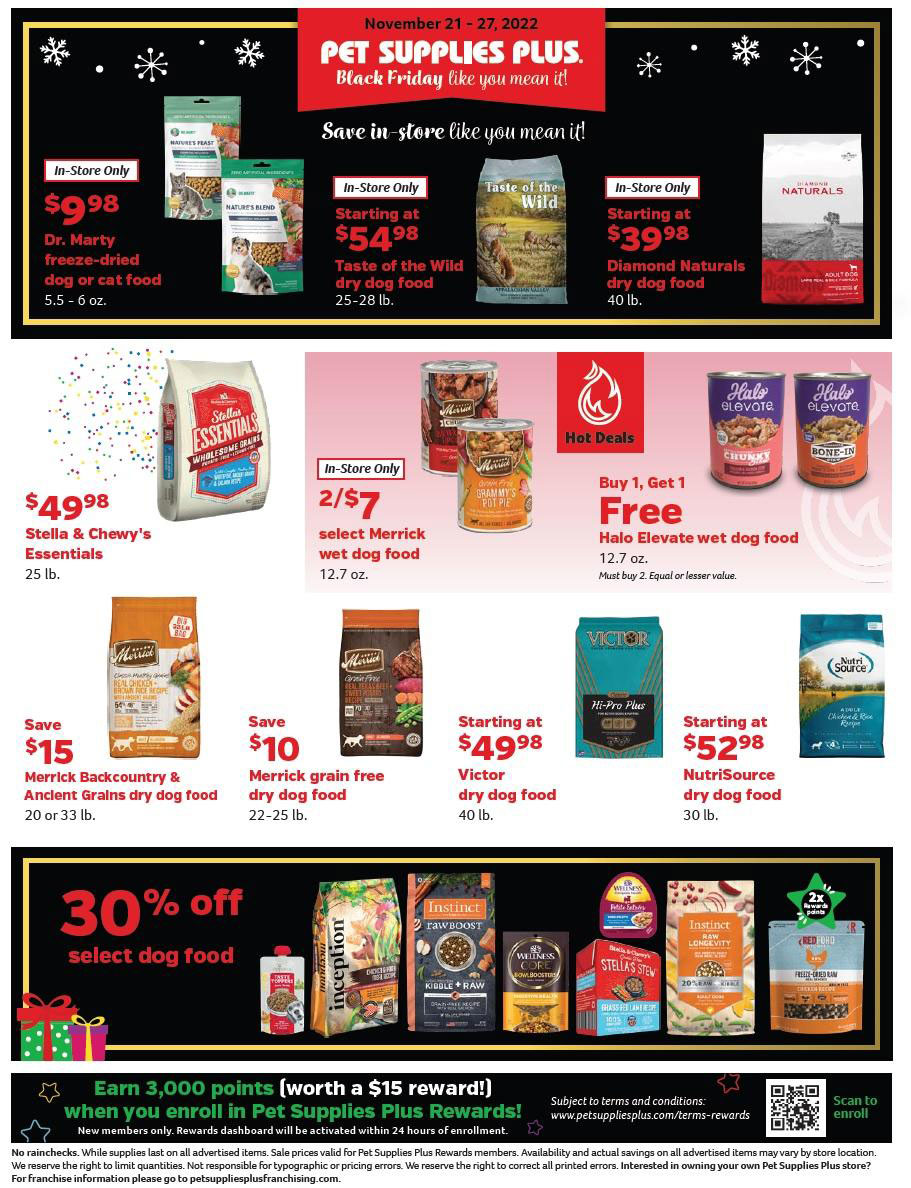 Pet Supplies Plus Black Friday Ad for 2020