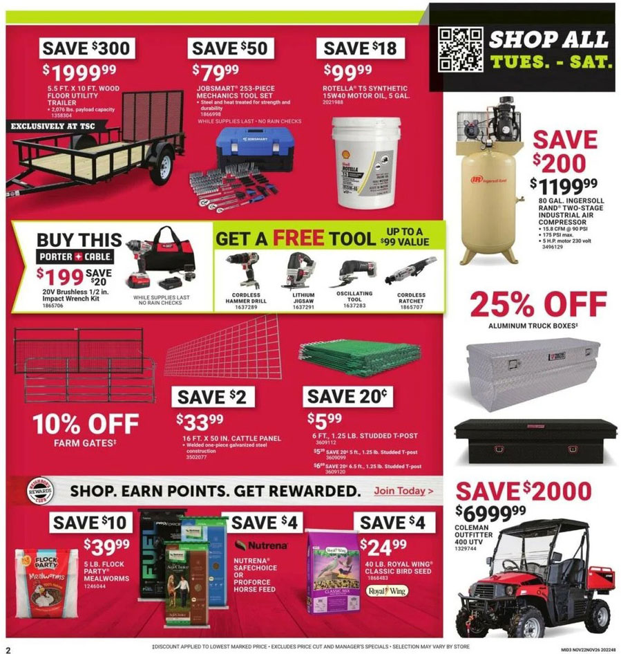 Tractor Supply Black Friday 2023 Looking Back At Black Friday 2022 The